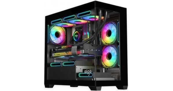 DARKFLASH C218M BLACK MICRO ATX GAMING CASE