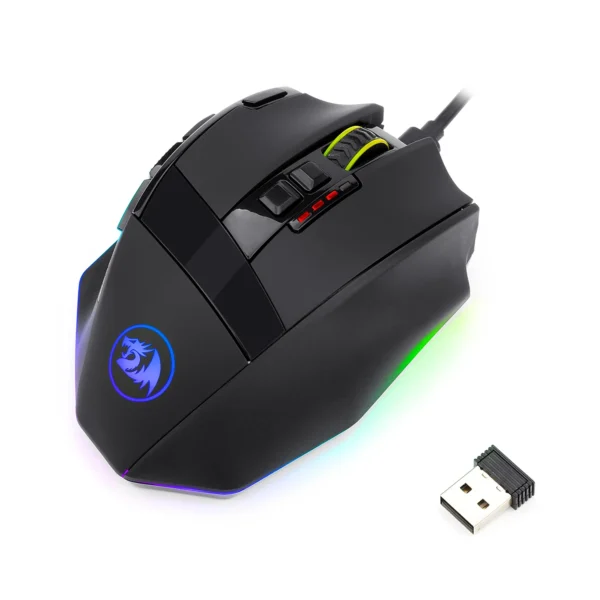 Redragon M801-P RGB Sniper Pro Dual Mode Wireless/ Wired Gaming Mouse