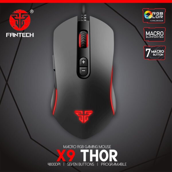 X9 Thor Macro RGB Gaming Mouse