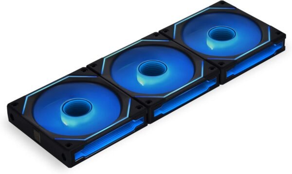 Lian Li UNI FAN SL‑INFINITY Wireless 120 Black (3pcs) | Premium ARGB Fan Kit with Wireless Controller & Infinity Mirror Lighting