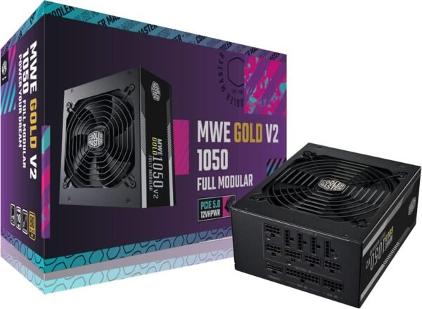 Cooler Master MWE Gold 1050W V2 – 80 Plus Gold, Extreme Power & Reliability