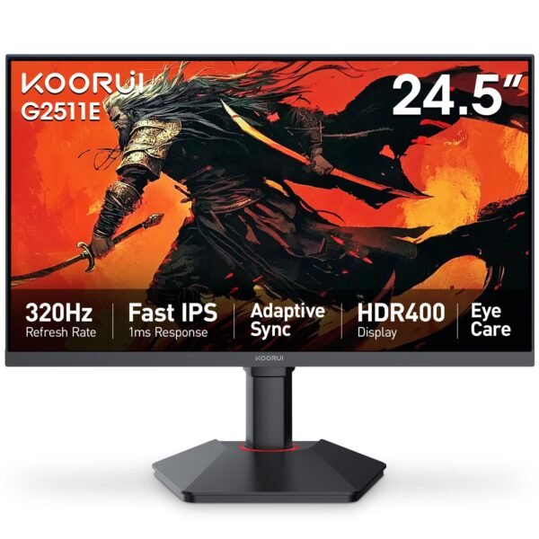 Koorui G2511E 320HZ Full HD LED Monitor – Crisp Visuals, Wide Viewing Angles, and Eye Comfort Technology