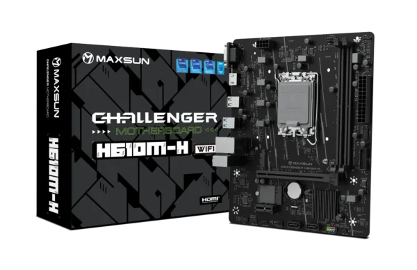 MS-Challenger H610M-H V1 Motherboard – Intel 12th Gen Support, DDR4 Speed, PCIe Expansion, and Reliable Connectivity