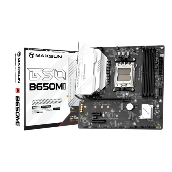 MS-Terminator B650M WIFI6 Motherboard – AMD Ryzen 7000 Support, DDR5 Speed, PCIe 5.0, and Ultra-Fast WiFi 6 Connectivity