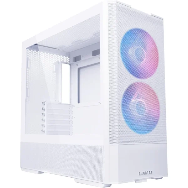 Lian Li Lancool 207 White | High‑Airflow ATX Mid‑Tower Case with Dual 140mm Front Fans & Modern Cooling Design