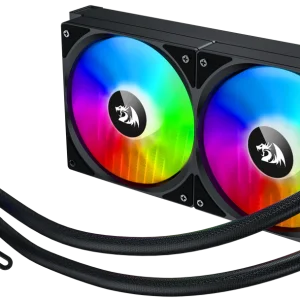 Redragon CCW-1017 360mm Digital ARGB CPU Liquid Cooler, Temperature Display, 3x 12cm Fans