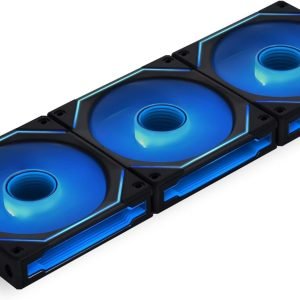 Lian Li UNI FAN SL‑INFINITY Wireless 120 Black (3pcs) | Premium ARGB Fan Kit with Wireless Controller & Infinity Mirror Lighting