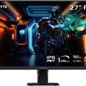 GIGABYTE GS27FA EK 27″ LED Gaming Monitor – Full HD IPS, 165 Hz, 1 ms, HDR10, 1‑Year Warranty