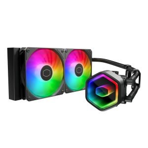 Cooler Master MasterLiquid 240 Core II – Dual Fan ARGB Liquid Cooling