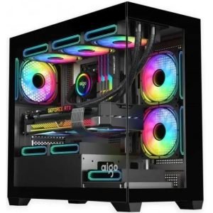 DARKFLASH C218M BLACK MICRO ATX GAMING CASE