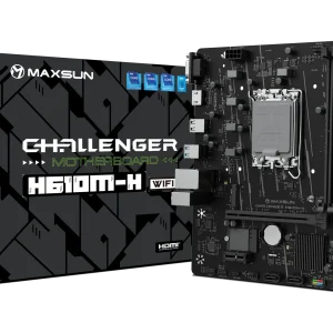 MS-Challenger H610M-H V1 Motherboard – Intel 12th Gen Support, DDR4 Speed, PCIe Expansion, and Reliable Connectivity