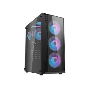 DarkFlash DK352 ATX With 4 ARGB Fans Gaming Case Black