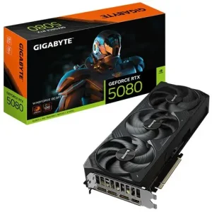Gigabyte GeForce RTX 5080 Windforce OC SFF 16GB GDDR7 256 bit Graphics Card