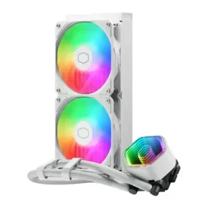 Cooler Master MasterLiquid 240 Core II White – Stylish ARGB Liquid Cooling