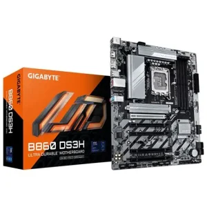 GIGABYTE B860 DS3H DDR5 Micro‑ATX Motherboard – Intel 12th/13th/14th Gen CPU Support, PCIe Gen5, Ultra Durable