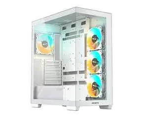 GIGABYTE GB‑C500PI WHITE Full‑Tower Case – Panoramic Glass, ARGB, 420mm Radiator Support