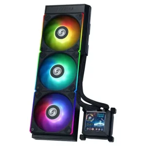 Lian Li HydroShift 2 LCD‑C 360R Black | Flagship AIO Liquid Cooler with 2.88” IPS LCD & Hidden Tubing Design