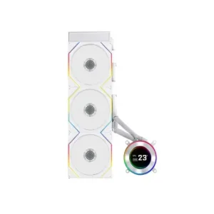 Lian Li HydroShift II LCD‑C 360TL White | Flagship AIO Liquid Cooler with 2.88” IPS LCD & TL Wireless Fans
