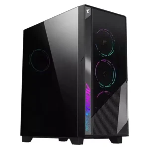 GIGABYTE GB‑AC500G AORUS C500 Glass Mid‑Tower Case – Tempered Glass, ARGB, 420mm Radiator Support