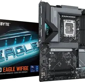 GIGABYTE B860 EAGLE WIFI6E DDR5 Micro‑ATX Motherboard – Intel 12th/13th/14th Gen CPU Support, PCIe Gen5, Ultra Durable