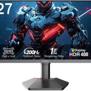 Koorui G2722P 2K 200HZ LED Monitor – Ultra-Clear QHD Resolution, Wide Viewing Angles, and Eye Comfort Design