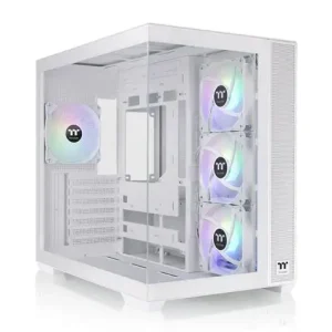 Thermaltake View 380 TG ARGB Snow – Dual Chamber, Hidden‑Connector Support, Superior Cooling & Stylish White Design