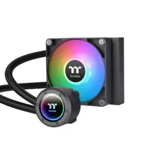Thermaltake TH120 ARGB Sync AIO Liquid Cooler – Compact 120mm Radiator, ARGB Lighting, Efficient Cooling & Quiet Performance