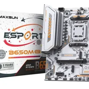MS-eSport B650M WIFI6 ICE Motherboard – AMD Ryzen 7000 Support, DDR5 Speed, PCIe 5.0, and Ultra-Fast WiFi 6 Connectivity