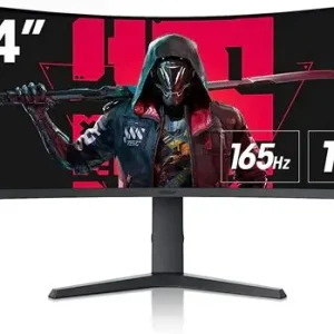 34Koorui E6UC 2K LED Monitor – Ultra-Wide 34-Inch QHD Display, Wide Viewing Angles, and Eye Comfort Technology