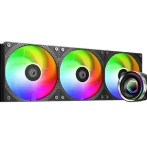 ID-COOLING FX360 INF Black | 360mm ARGB Liquid CPU Cooler with 350W Extreme Cooling, Infinity Mirror Design, Low Noise Fans & Full Intel/AMD Compatibility