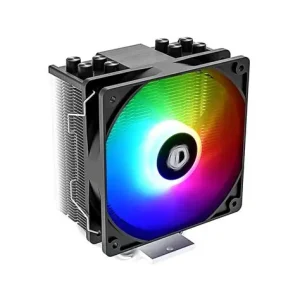 ID-COOLING SE-214-XT ARGB Black | 4 Heatpipe Air Cooler with 220W TDP, Sleek Black Design, ARGB Fan & Hot-Selling Model for Intel/AMD CPUs
