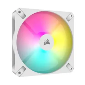 ID-COOLING AS-120 ARGB W Single Fan White | 120mm ARGB Case Fan with Elegant White Design, Strong Cooling & Wide Sync Compatibility
