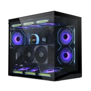 Lian Li O11D Mini V2 Black | Compact ATX Mid‑Tower Case with Pillar‑less Glass, 400mm GPU Support & Enhanced Cooling