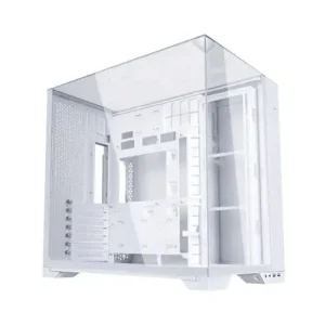 Lian Li O11 Vision Compact White | Premium ATX Mid‑Tower Case with Pillar‑less Glass, 360mm Radiator Support & PCMR Collaboration