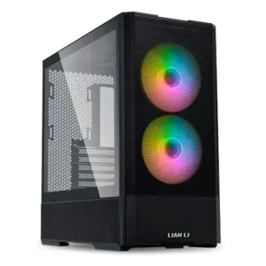 Lian Li Lancool 207 Black | High‑Airflow ATX Mid‑Tower Case with Dual 140mm Front Fans & Modern Cooling Design