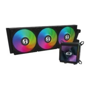 Lian Li Galahad II LCD 360 Black | Flagship AIO Liquid Cooler with 2.88” IPS LCD & Asetek 8.5th Gen Pump
