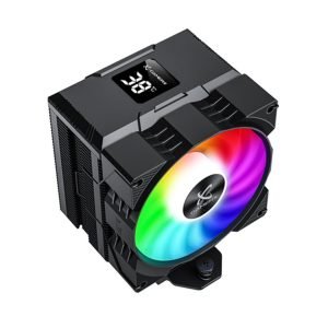 Power Train X-Gamerx Z-1300 ARGB CPU Air Cooler with Digital Temperature Display, Black