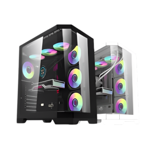 DarkFlash FT418 Pro Gaming Case – White