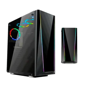 Redragon GC-702 Tailgate RGB Mid-Tower ATX Case - Black